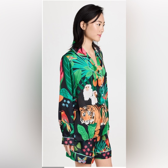 NWT Karen Mabon Tiger Pajama Set Sz XL - Picture 3 of 13